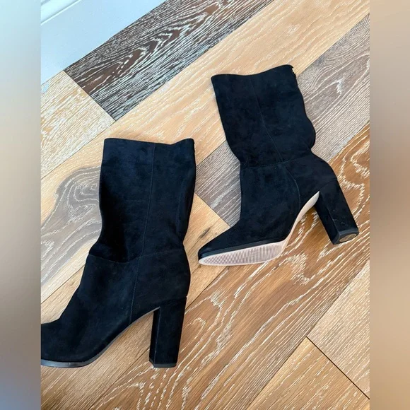 Ralph Lauren black suede Artizan Suede Tall Boot nwt - Picture 6 of 10